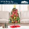 24" Prelit Tabletop Christmas Tree with Tree Skirt and Decoration Kits, 50-Count Lights pre-Lighted Artificial Mini Christmas Tree for Christmas Tabletop décor